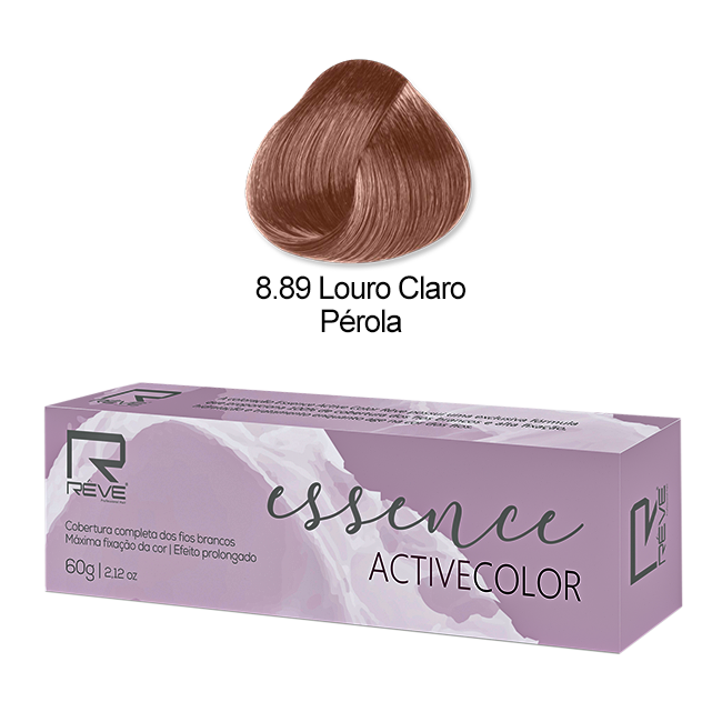 Essence ActiveColor 8.89 – Louro Claro Pérola | 60g