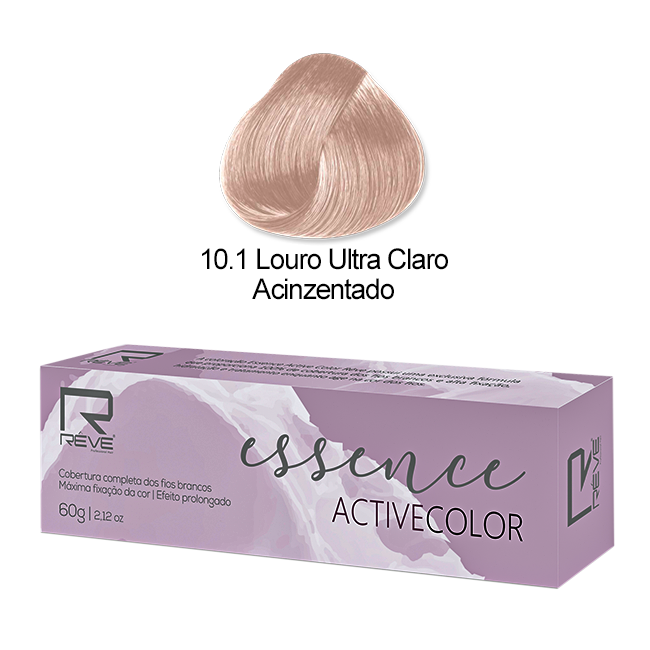 Essence ActiveColor 10.1 – Louro Ultra Claro Acinzentado | 60g