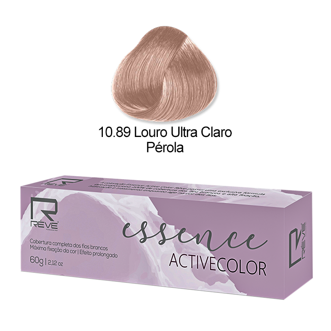 Essence ActiveColor 10.89 – Louro Ultra Claro Pérola | 60g