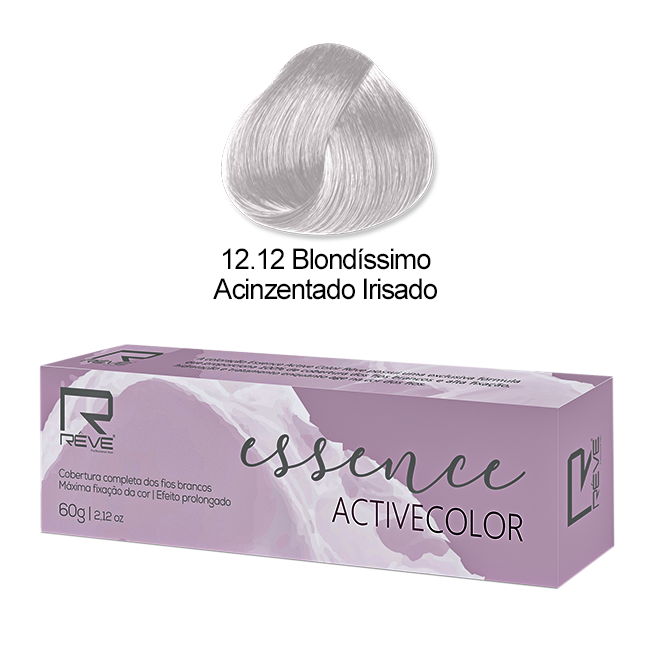 Essence ActiveColor 12.12 – Blondíssimo Acinzentado Irisado | 60g