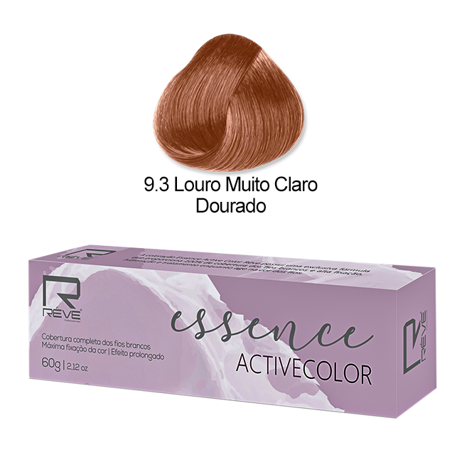 Essence ActiveColor 9.3 – Louro Muito Claro Dourado | 60g